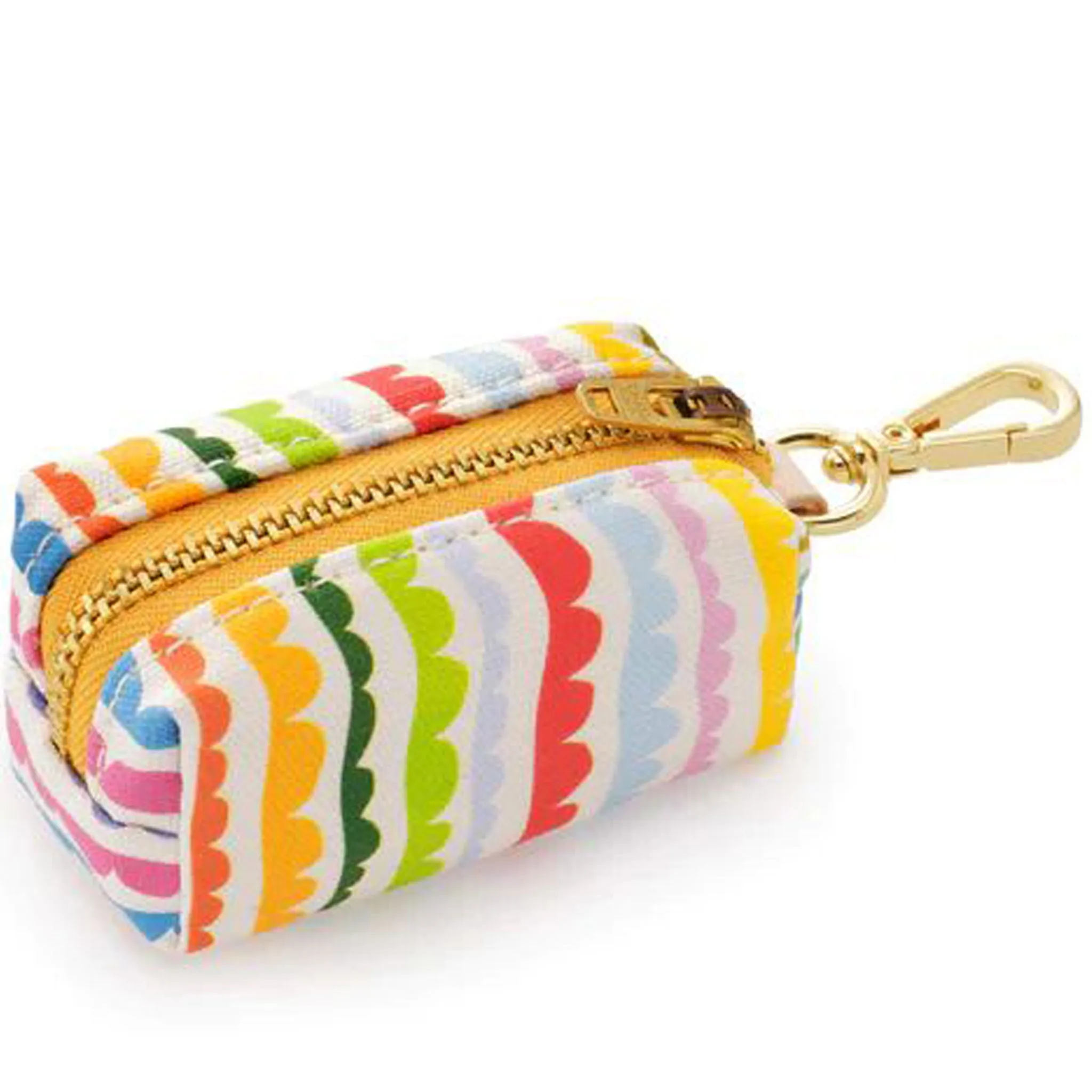 The Foggy Dog Leash Waste Bag - Scallop Stripe