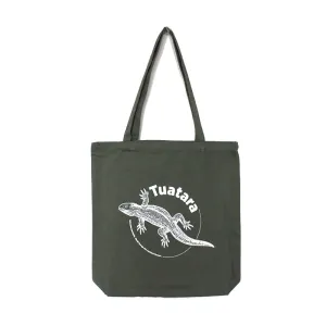 Tote Bag Tuatara - Olive