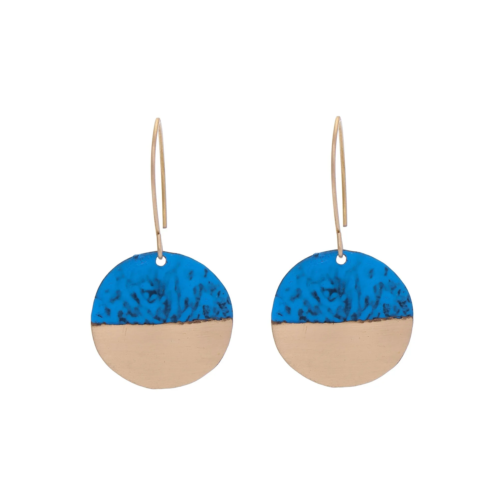 Umang earrings, blue - Wholesale