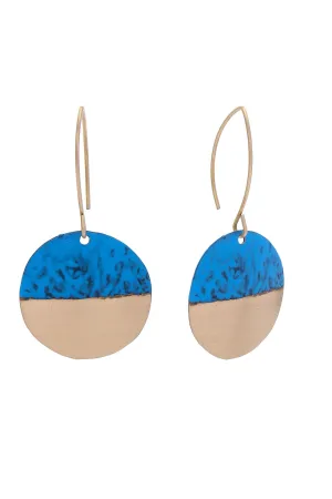 Umang earrings, blue - Wholesale