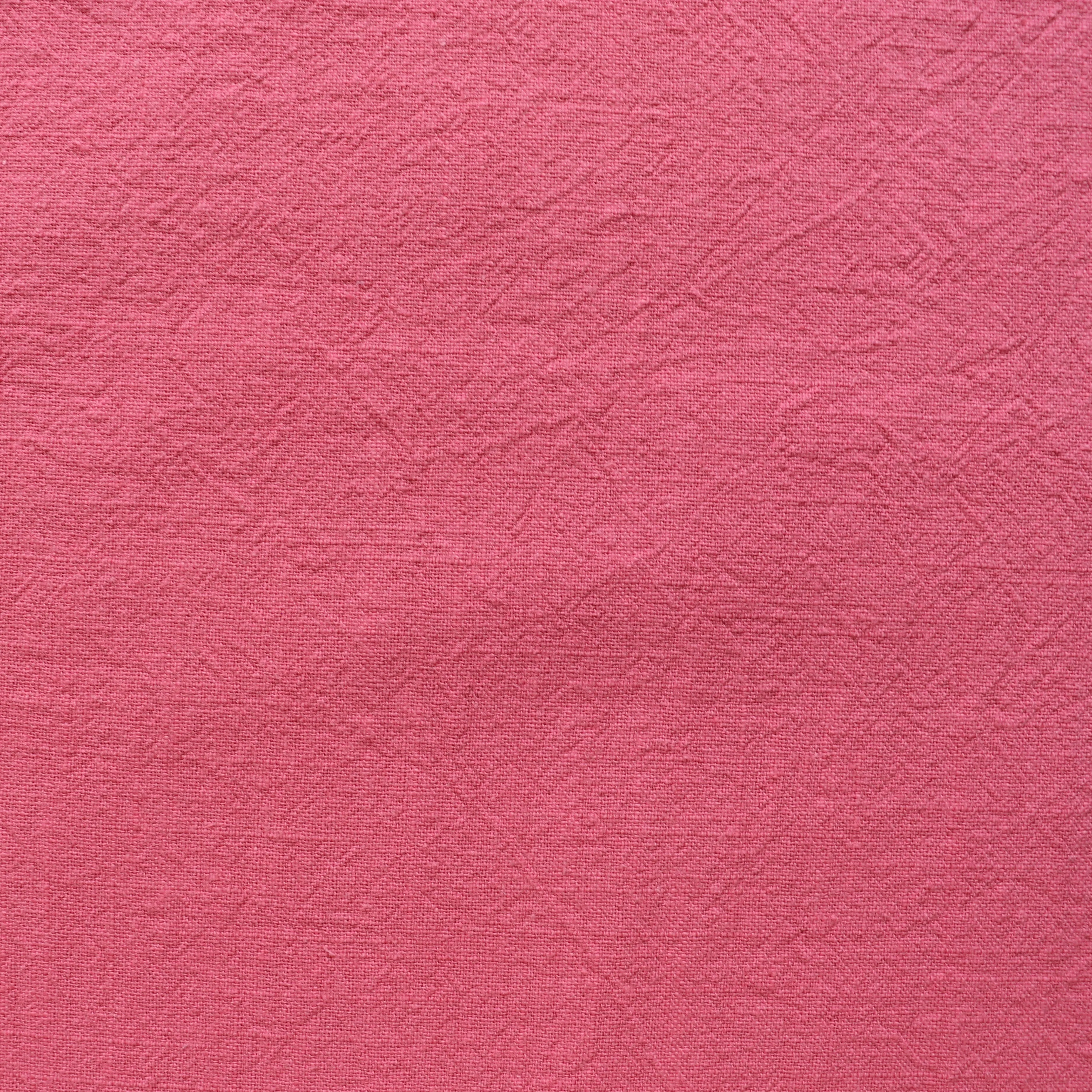 Washed Vintage Cotton - Raspberry Pink