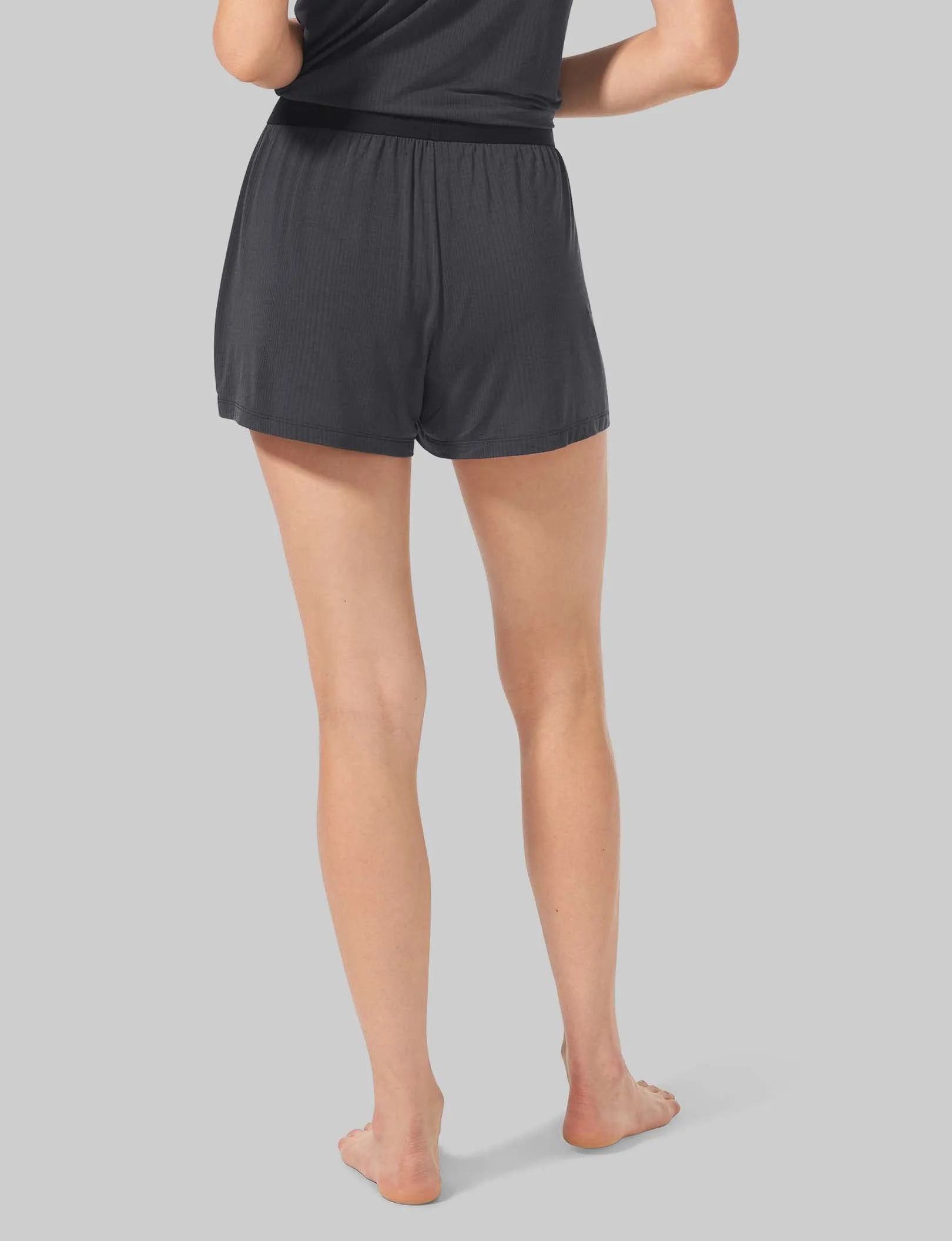 Women's Second Skin Luxe Rib Sleep Short