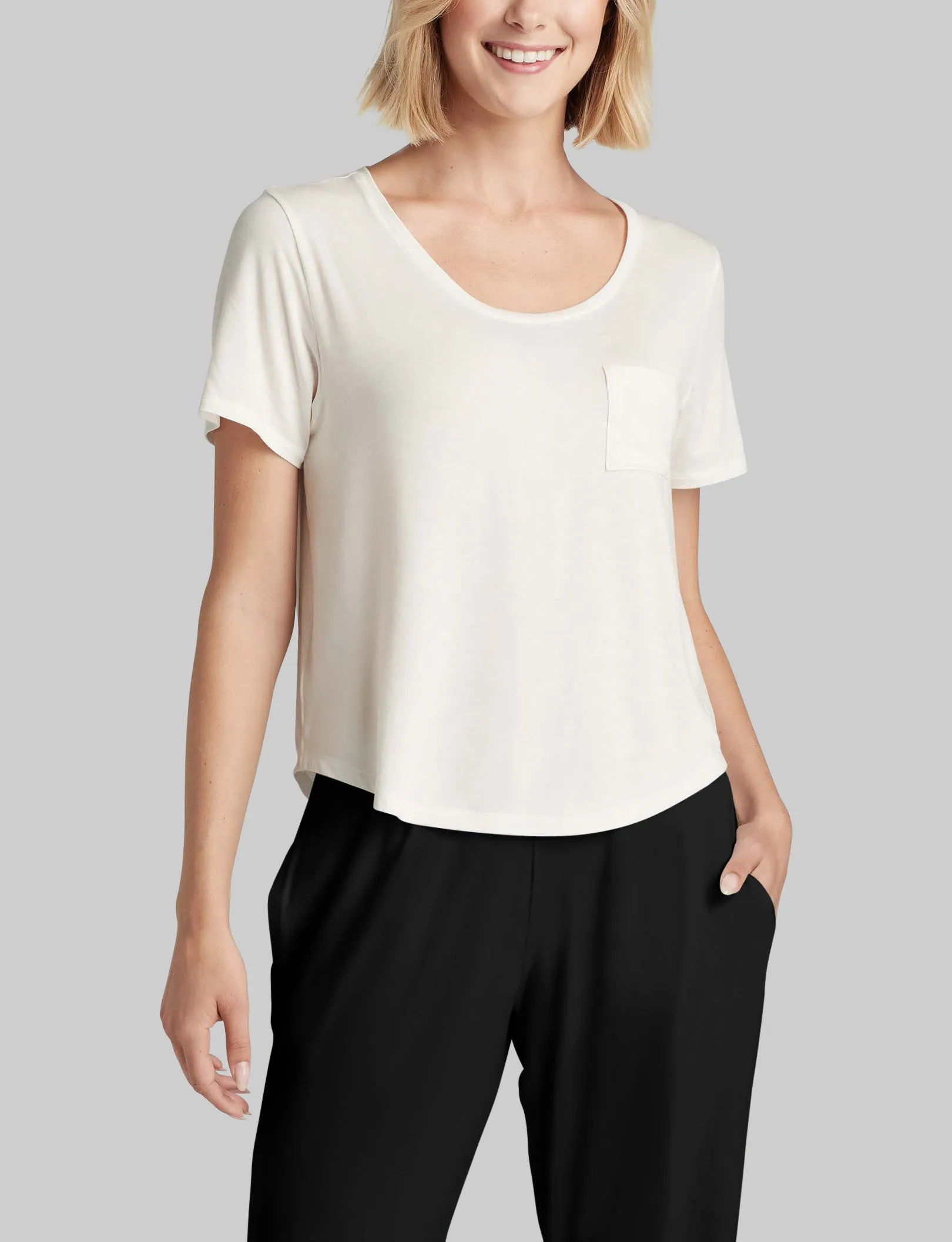 Women's Second Skin Sleep Pocket Tee & Pant Set