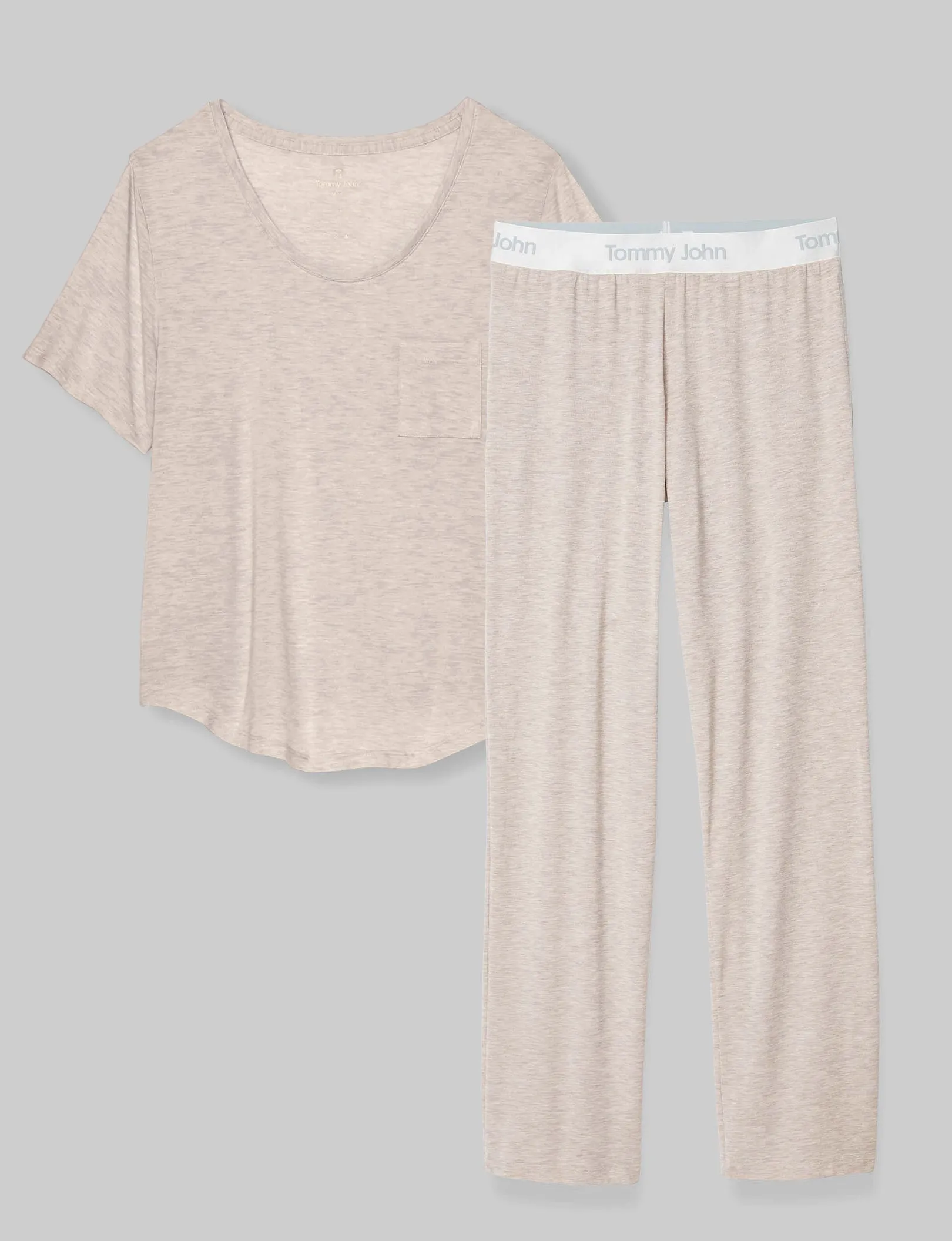 Women's Second Skin Sleep Pocket Tee & Pant Set