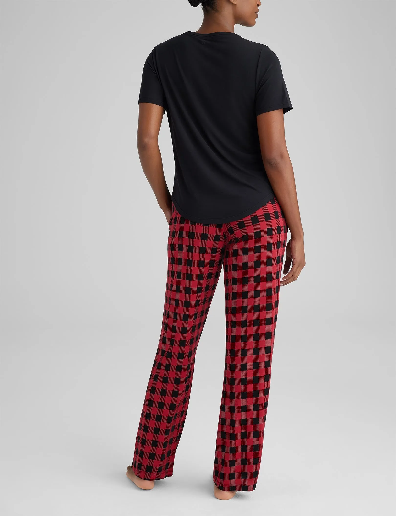 Women's Second Skin Sleep Pocket Tee & Pant Set