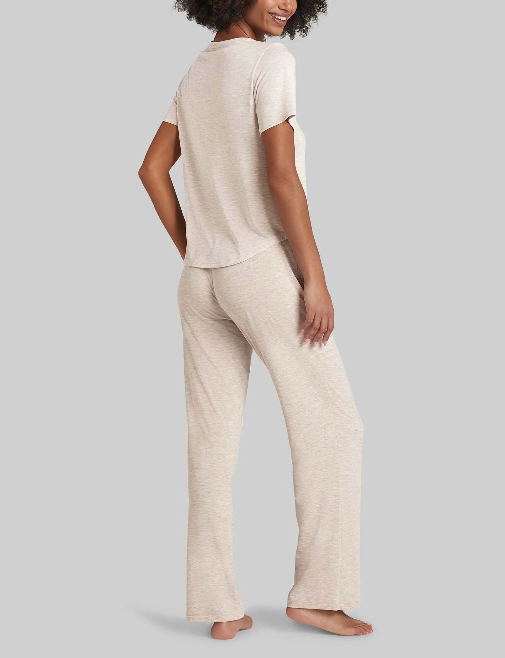 Women's Second Skin Sleep Pocket Tee & Pant Set